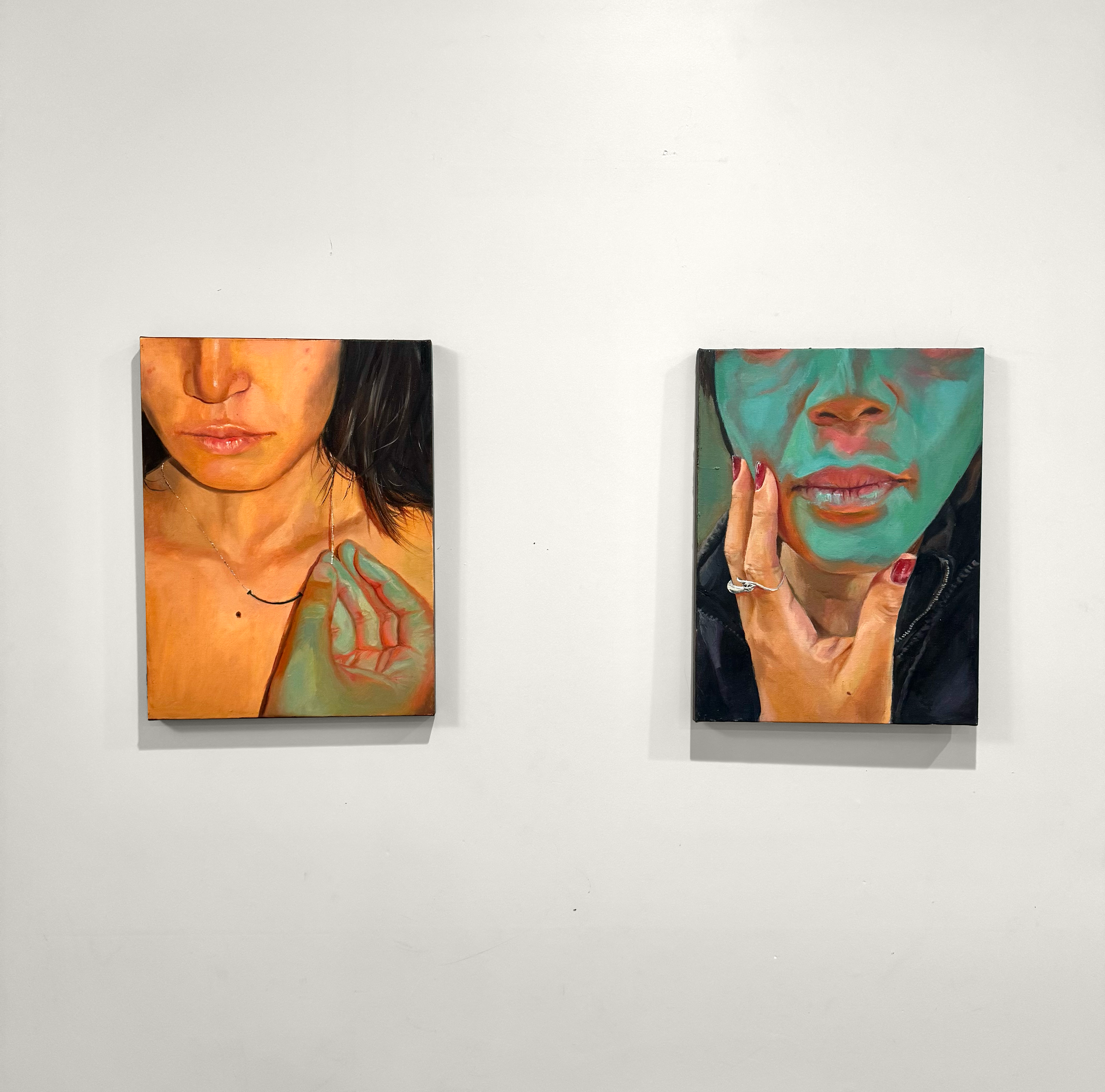 Oil paint on canvas